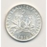2 Francs Semeuse - 1916 - argent