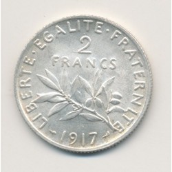 2 Francs Semeuse - 1917 - argent