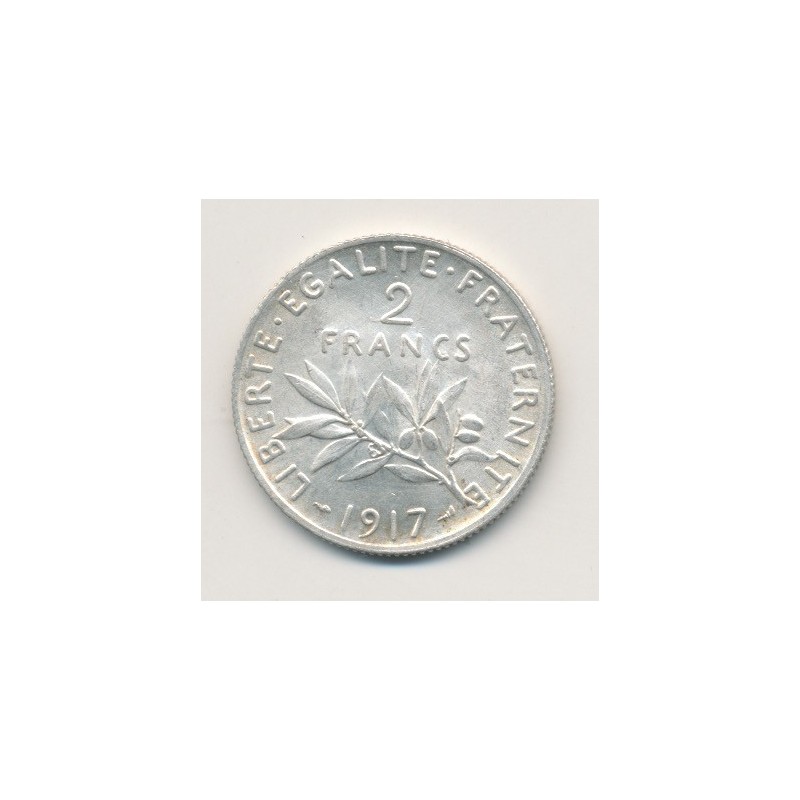 2 Francs Semeuse - 1917 - argent