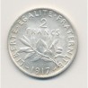 2 Francs Semeuse - 1917 - argent