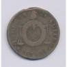 1 Sol aux balances - 1793 BB Strasbourg - cuivre - TB+