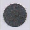 1 Sol aux balances - 1793 I Limoges - cuivre - B+
