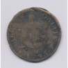 1 Sol aux balances - 1793 MA Marseille - cuivre - B