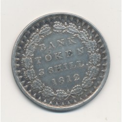 Angleterre - George III - 3 Shilling 1812 - Bank token - argent 2