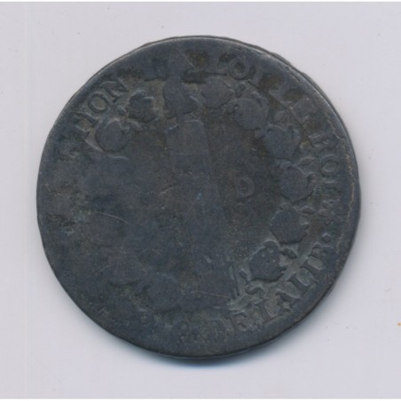 Louis XVI - 12 Deniers - 1792 BB Strasbourg - B