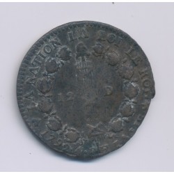 Louis XVI - 12 Deniers - 1792 BB Strasbourg - TB 2