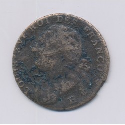 Louis XVI - 12 Deniers - 1792 H La Rochelle - B/TB