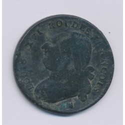 Louis XVI - 12 Deniers - 1792 MA Marseille - B