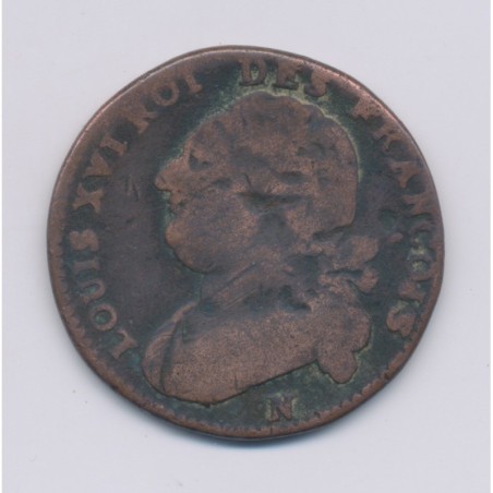 Louis XVI - 12 Deniers - 1792 N Montpellier - B