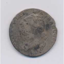 Louis XVI - 12 Deniers - 1793 W Lille - TB