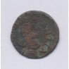 Louis XIII - Double tournois - 1638 E Tours - B/TB
