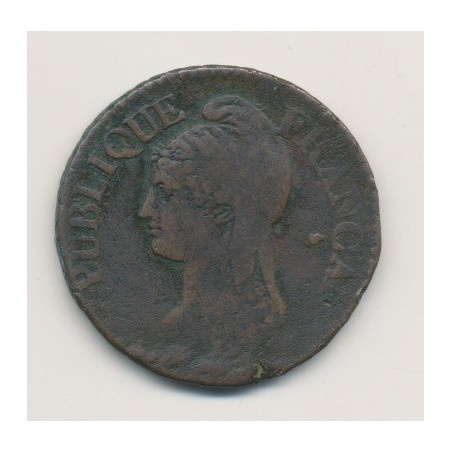 5 Centimes Dupré - Grand module - AN 5 R Orléans