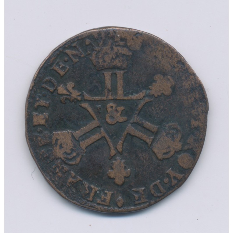 Louis XIV - 6 deniers dits dardennes - 1711 Aix - TB