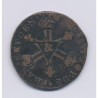 Louis XIV - 6 deniers dits dardennes - 1711 Aix - TB