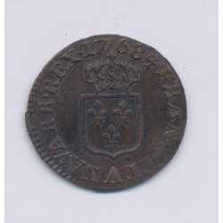 Louis XV - Liard - 1768 A Paris - cuivre - SUP+ 2