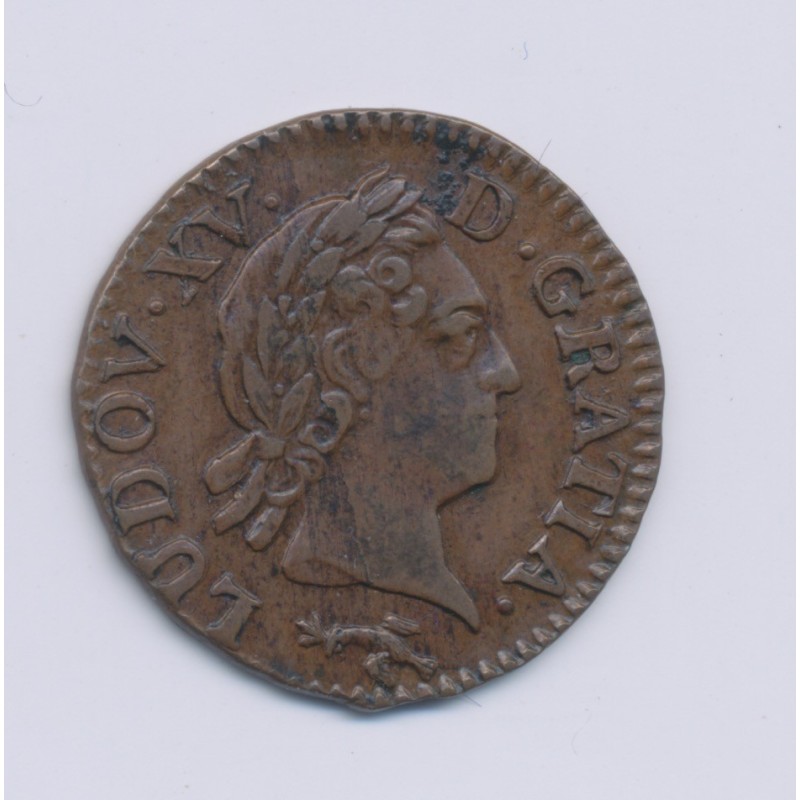 Louis XV - Liard - 1769 Besançon - cuivre - SUP+