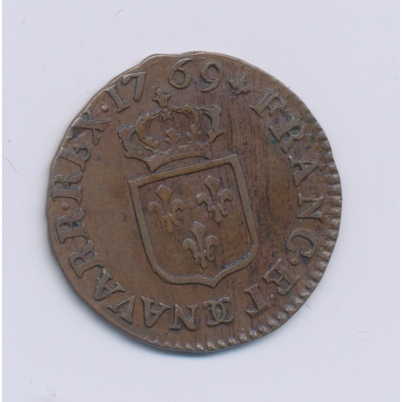 Louis XV - Liard - 1769 Besançon - cuivre - SUP+
