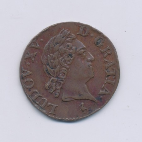 Louis XV - Liard - 1770 A Paris - cuivre - SUP+