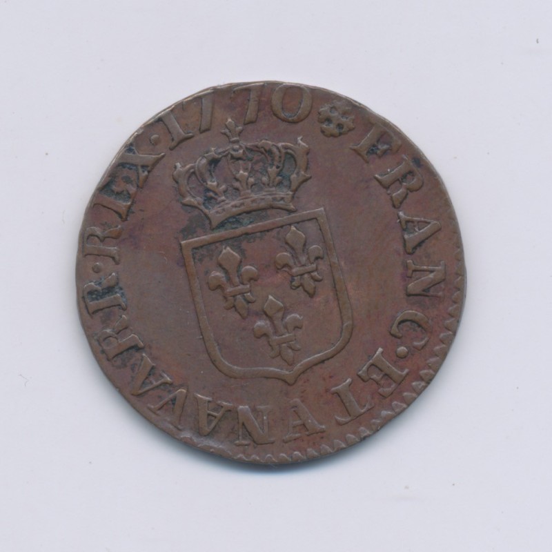 Louis XV - Liard - 1770 A Paris - cuivre - SUP+