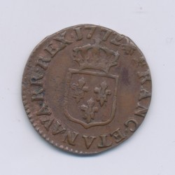 Louis XV - Liard - 1772 V Troyes - cuivre - SUP+ 2