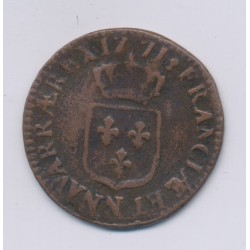 Louis XV - 1/2 Sol à la vieille tête - 1771 N Montpellier - cuivre - TB+ 2
