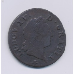 Louis XV - Sol à la vieille tête - 1773 D Lyon - B/TB