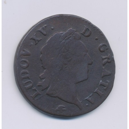 Louis XV - Sol à la vieille tête - 1773 D Lyon - B/TB