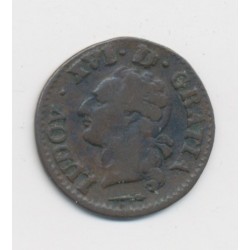 Louis XVI - Liard du Béarn - 1785 Pau - vaquette