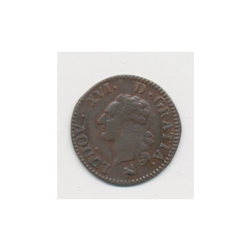 Louis XVI - Liard - 1791 B Rouen