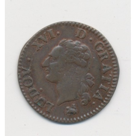 Louis XVI - Liard - 1791 B Rouen