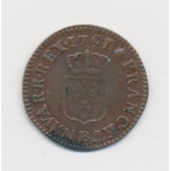 Louis XVI - Liard - 1791 B Rouen 2
