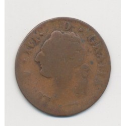 Louis XVI - 1/2 Sol du Béarn - 1785 Pau - vaquette