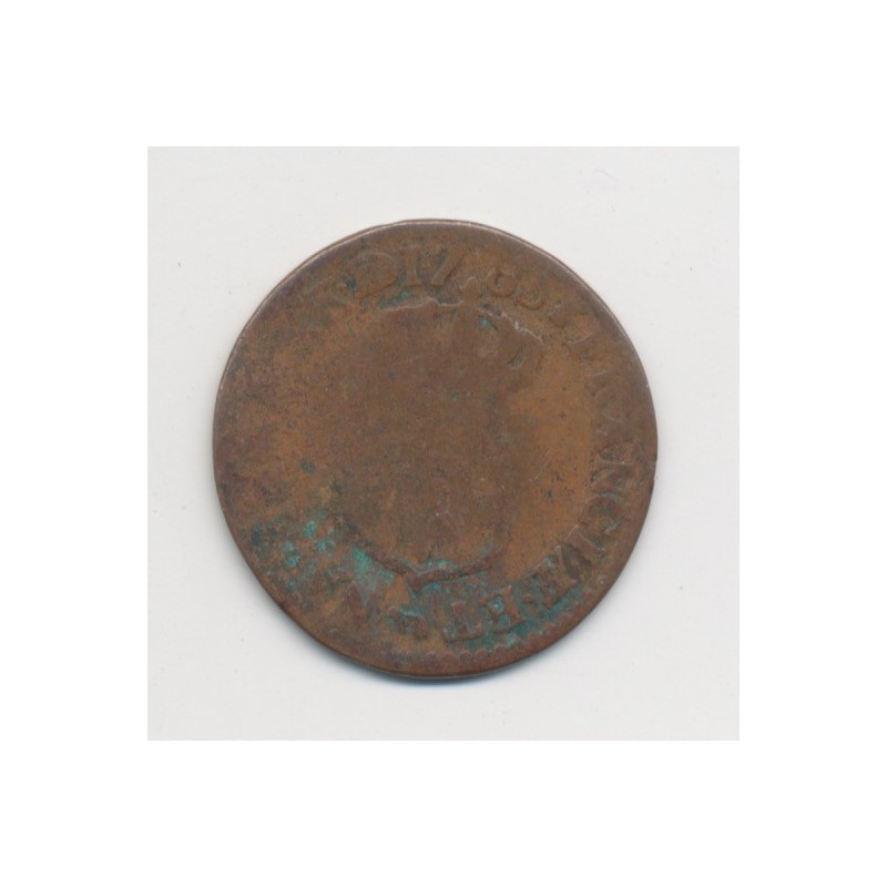Louis XVI - 1/2 Sol du Béarn - 1785 Pau - vaquette