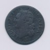 Louis XVI - 1/2 Sol - 1785 T Nantes - cuivre - B/TB