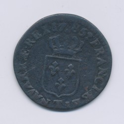Louis XVI - 1/2 Sol - 1785 T Nantes - cuivre - B/TB 2
