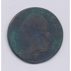 Louis XVI - Sol - 1779 H La rochelle - B