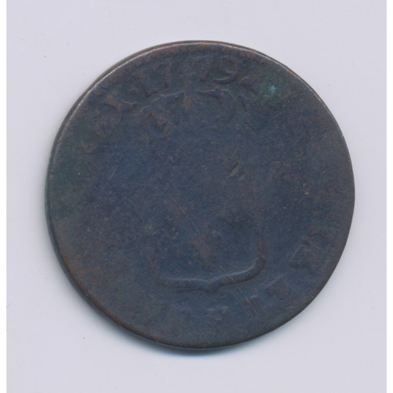 Louis XVI - Sol - 1779 H La rochelle - B