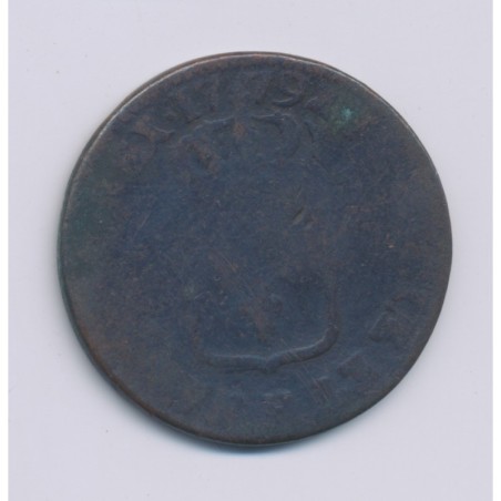 Louis XVI - Sol - 1779 H La rochelle - B