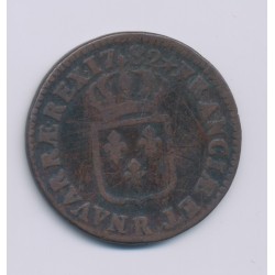 Louis XVI - Sol - 1782 R Orléans - B/TB 2