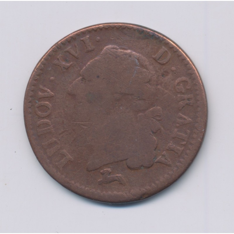 Louis XVI - Sol - 1783 R Orléans - TB