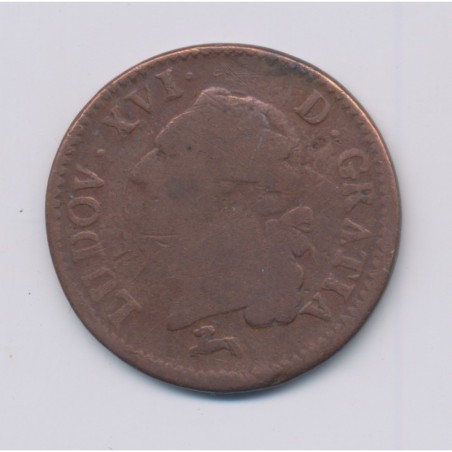 Louis XVI - Sol - 1783 R Orléans - TB