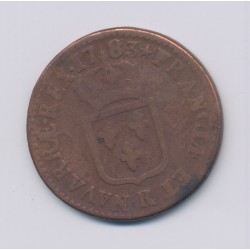 Louis XVI - Sol - 1783 R Orléans - TB 2