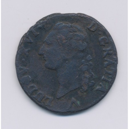 Louis XVI - Sol - 1783 W Lille - TB