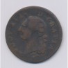 Louis XVI - Sol - 1784 R Orléans - TB/TB+