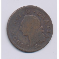 Louis XVI - Sol - 1786 R Orléans - TB