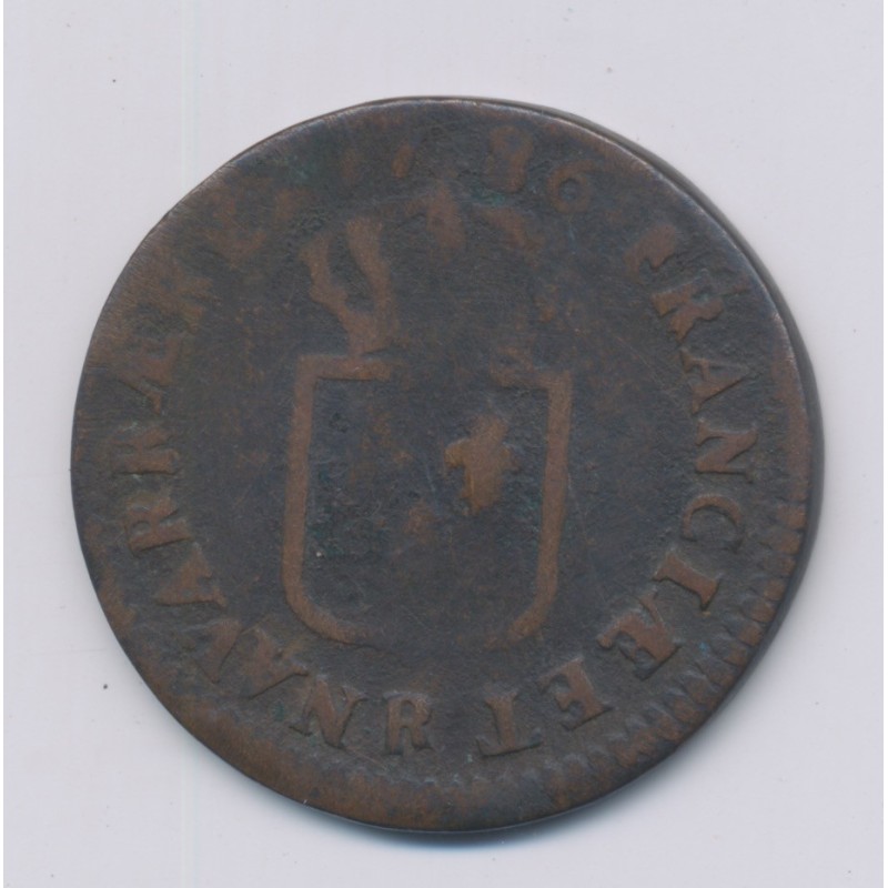 Louis XVI - Sol - 1786 R Orléans - TB