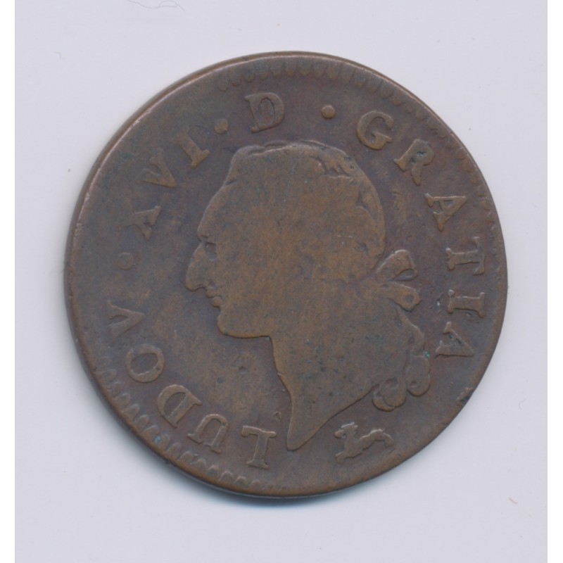 Louis XVI - Sol - 1787 R Orléans - TB