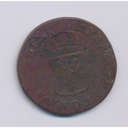 Louis XVI - Sol - 1791 D Lyon - TB 2