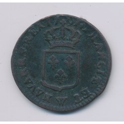 Louis XVI - Sol - 1791 W Lille - TB 2