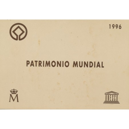 Espagne - Coffret 5 Monnaies - 2000 Pesetas 1996 - argent Belle épreuve - Patrimoine mondial Unesco